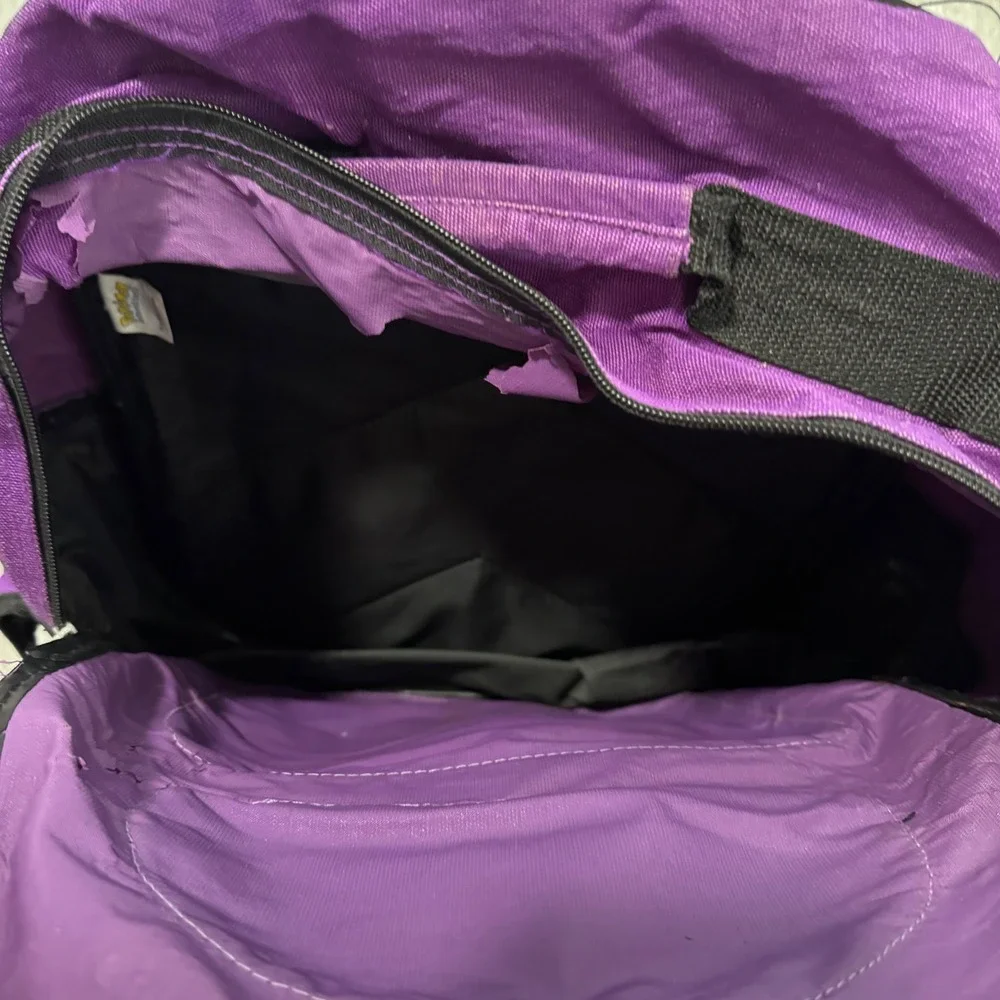 Vintage 2000 Nintendo Pokemon Gengar Backpack Purple Black Gotta Catch Em All